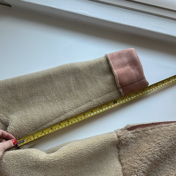 Zara (S) faux shearling coat - Picture 7 of 11